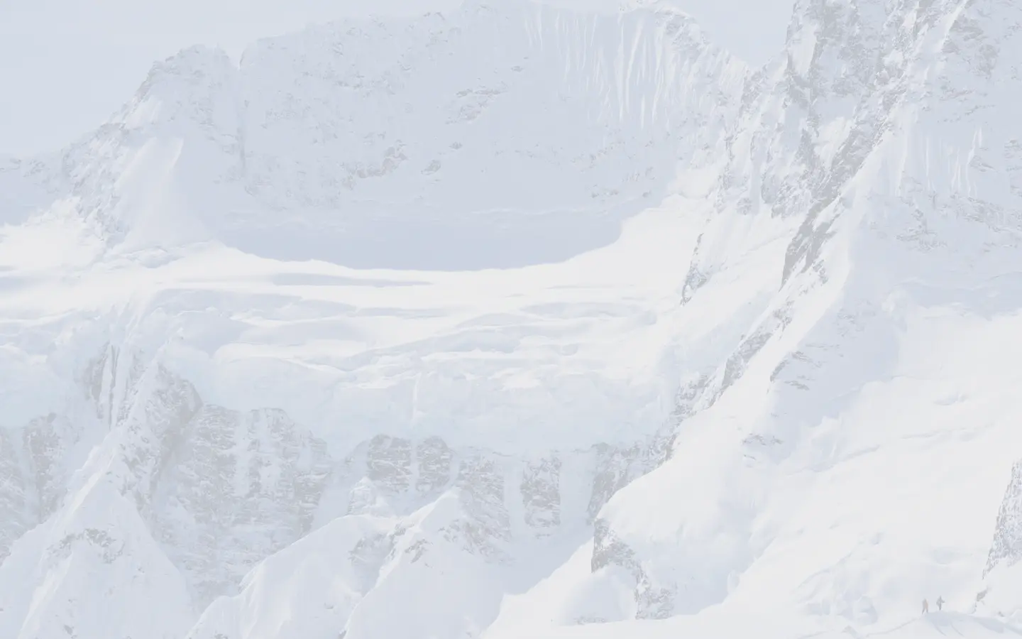 Snow-Covered mountain range
